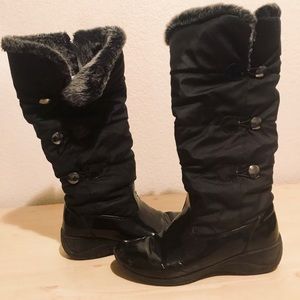 Cute Cold weather, faux fur boots.